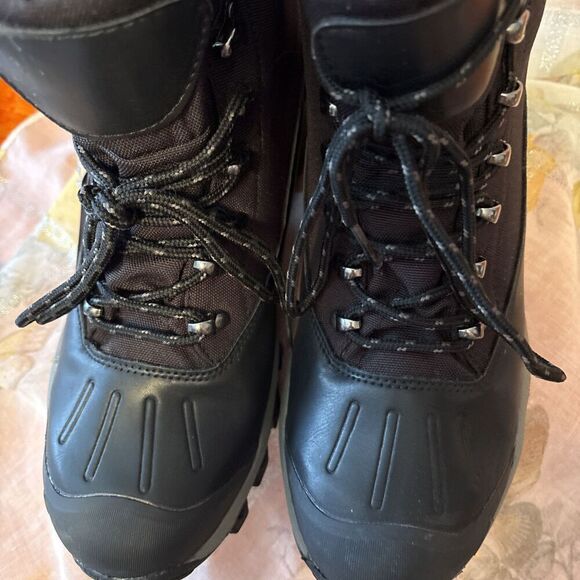 New Black Pacific Mountain Lumber/Hiking Boots‎ Size 8/Memory Foam/Thinsulate main image 6